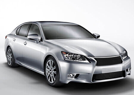 Silver Lexus GS
